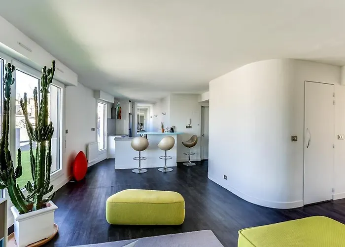 דירה D'exception 20eme, Terrasse De 45m2, Vue Sur La Tour Eiffel