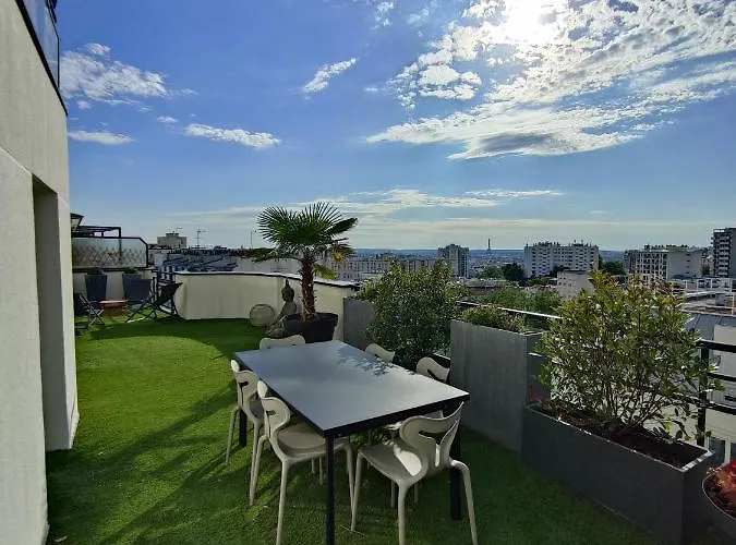 D'exception 20eme, Terrasse De 45m2, Vue Sur La Tour Eiffel *