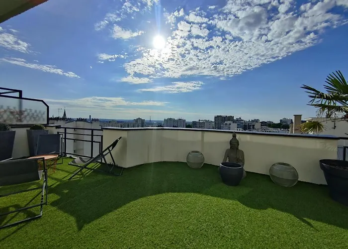 דירה D'exception 20eme, Terrasse De 45m2, Vue Sur La Tour Eiffel פריז