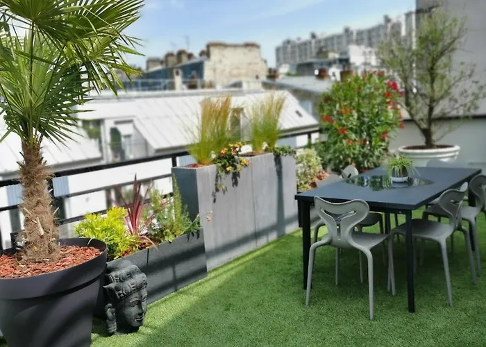 D'exception 20eme, Terrasse De 45m2, Vue Sur La Tour Eiffel 아파트 파리